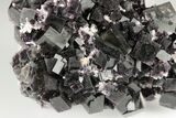 Pristine, Purple Cubic Fluorite Cluster - Okorusu Mine, Namibia #191982-3